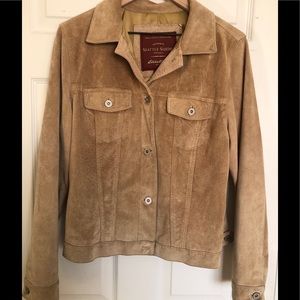 Eddie Bauer Seattle Suede Leather Jacket